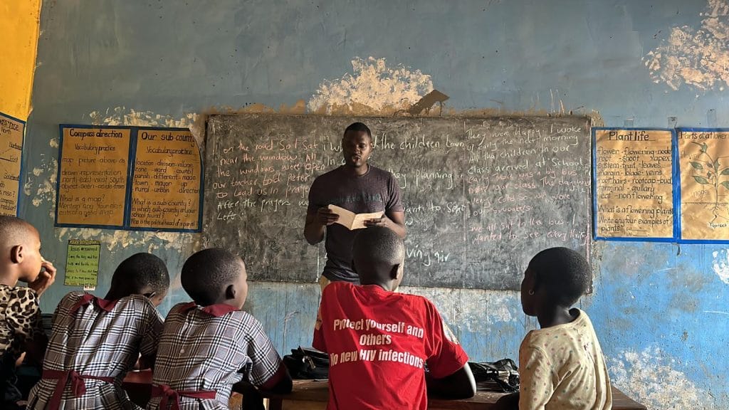 Teaching a at Ebenezer Junior School